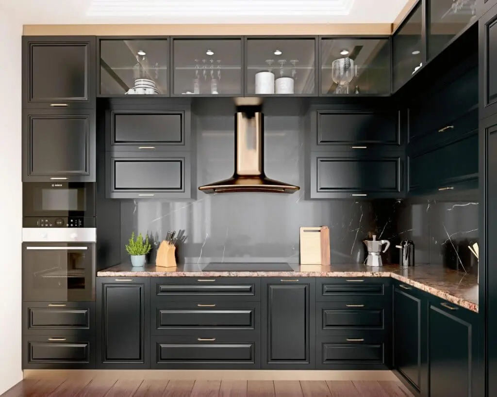 La cocina negra: elegancia y sofisticación en tu hogar - Qué es la cocina de lujo cocina negra - Qué es la cocina de lujo