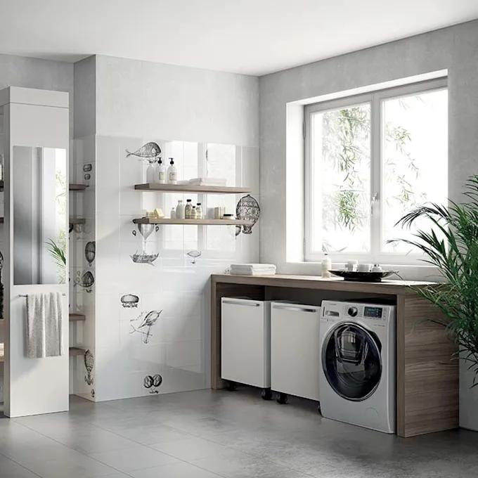 lavadora y secadora en cocina - Que gasta más luz una lavadora o una secadora